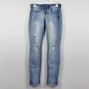 Juniors Distressed Jean Pants